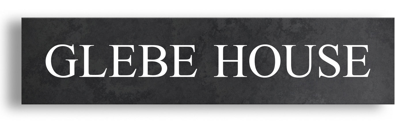Smooth Slate House Sign