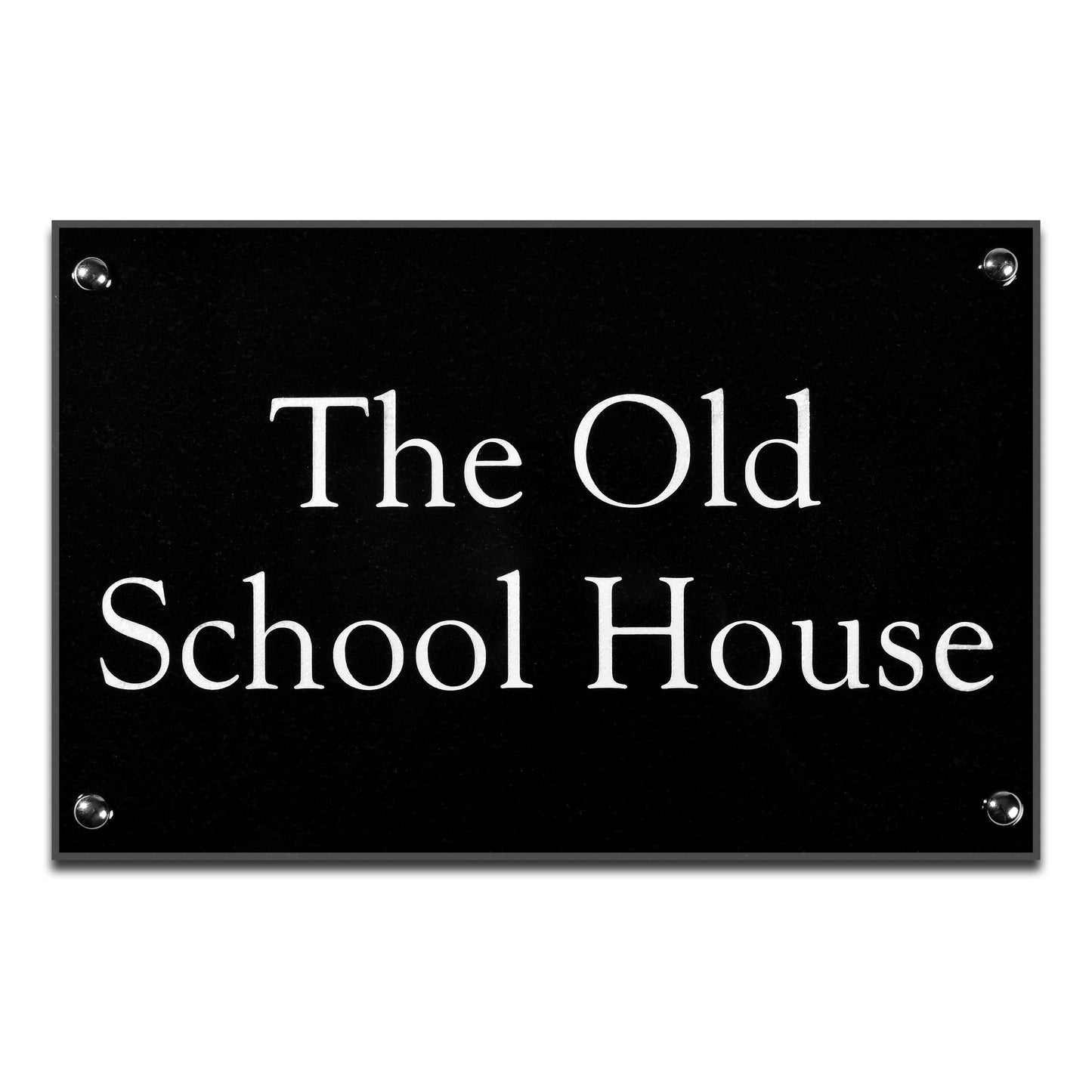 Granite House Sign Sandblasted and Painted Background