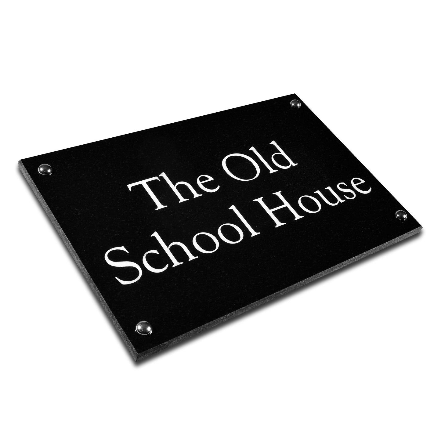 Granite House Sign Sandblasted and Painted Background