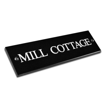 Granite House Sign in Black