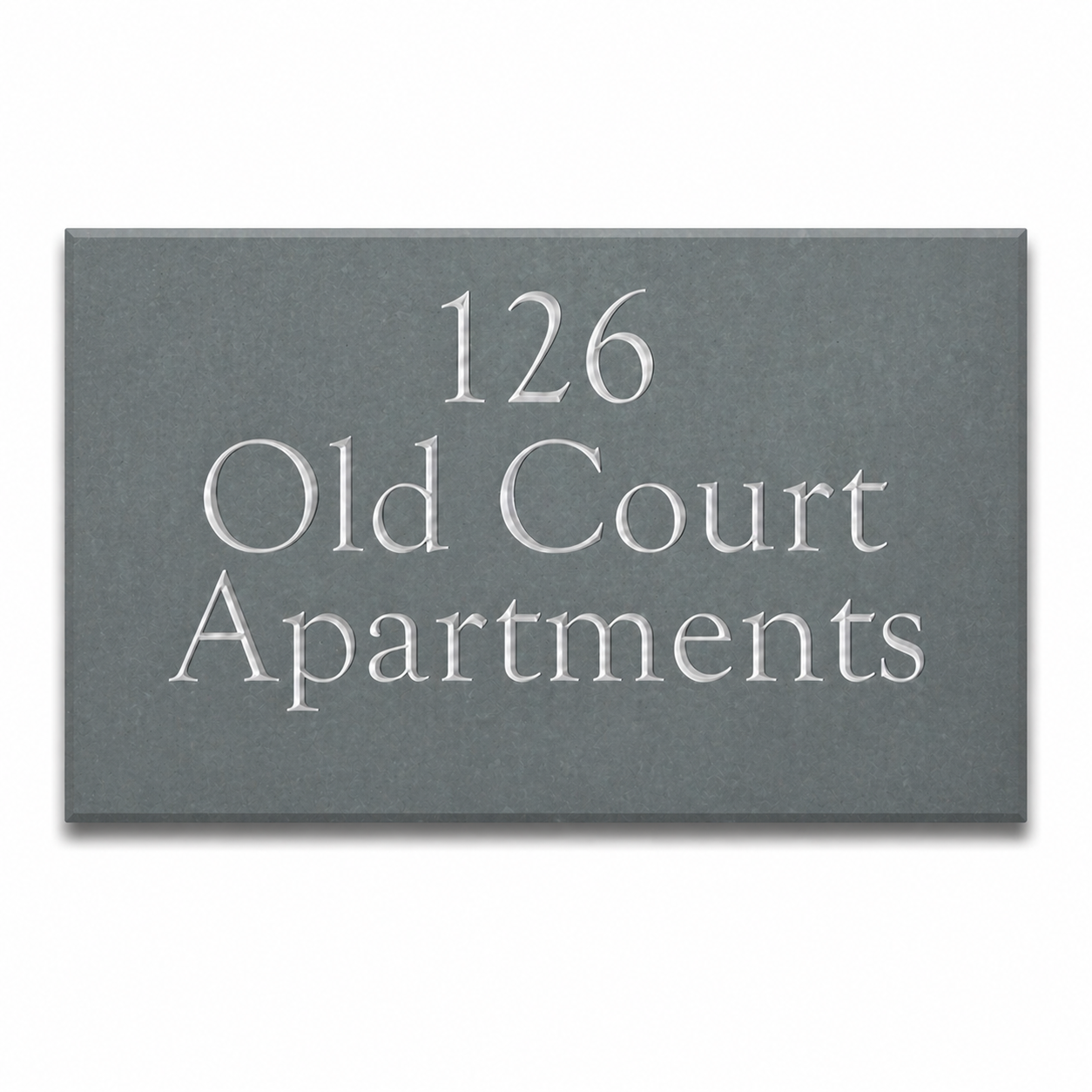 Smooth Slate House Sign