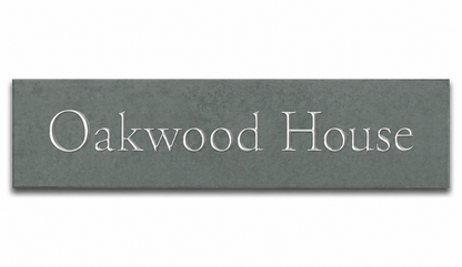 Smooth Slate House Sign