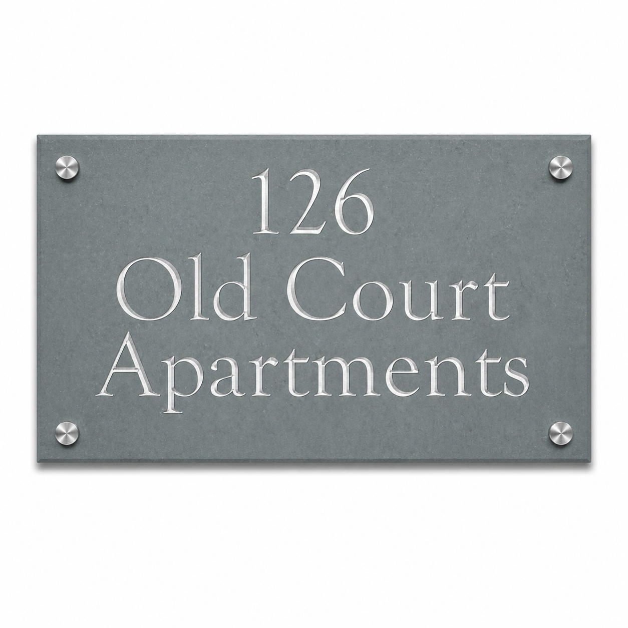 Smooth Slate House Sign