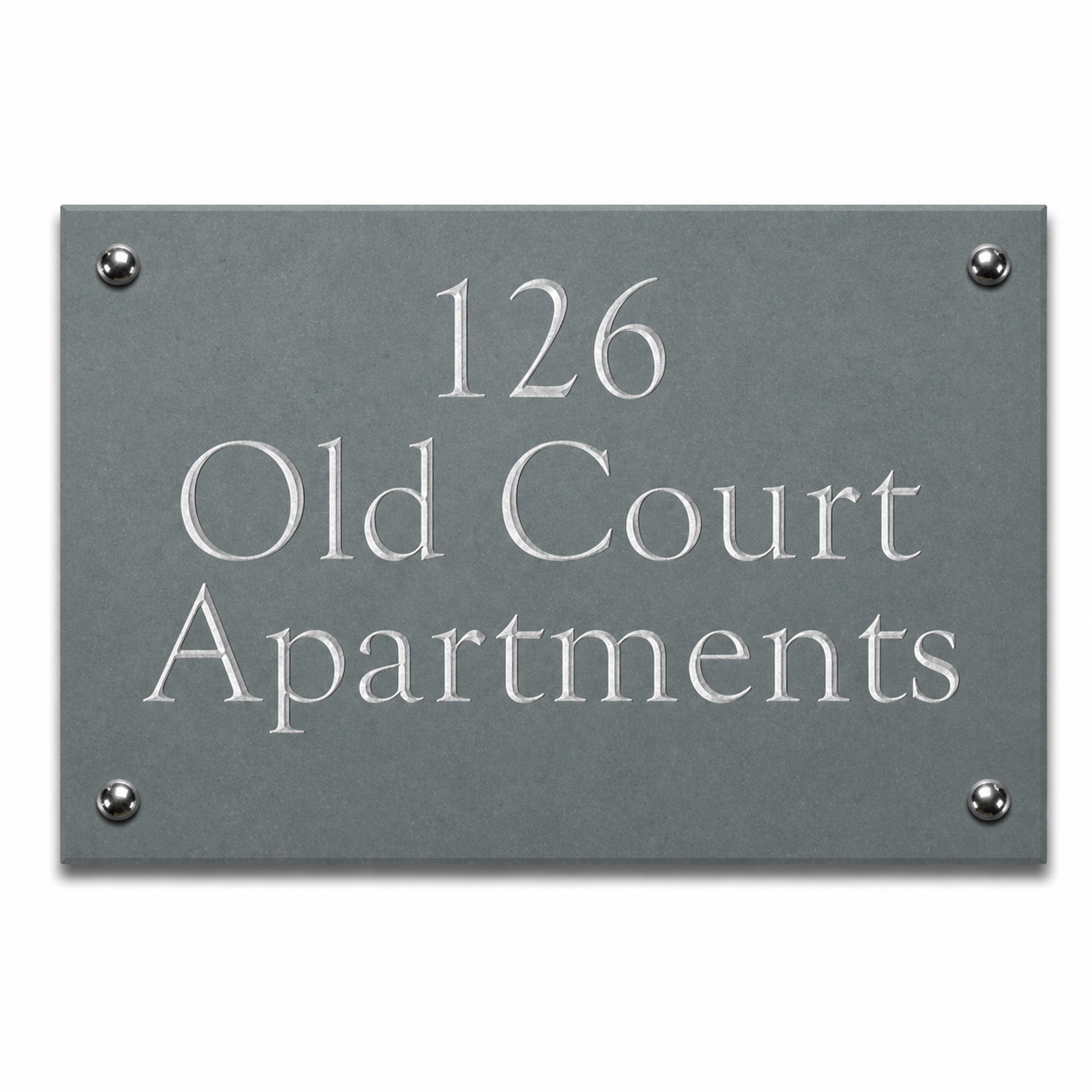 Smooth Slate House Sign