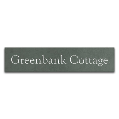 Smooth Slate House Sign