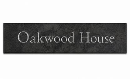 Smooth Slate House Sign