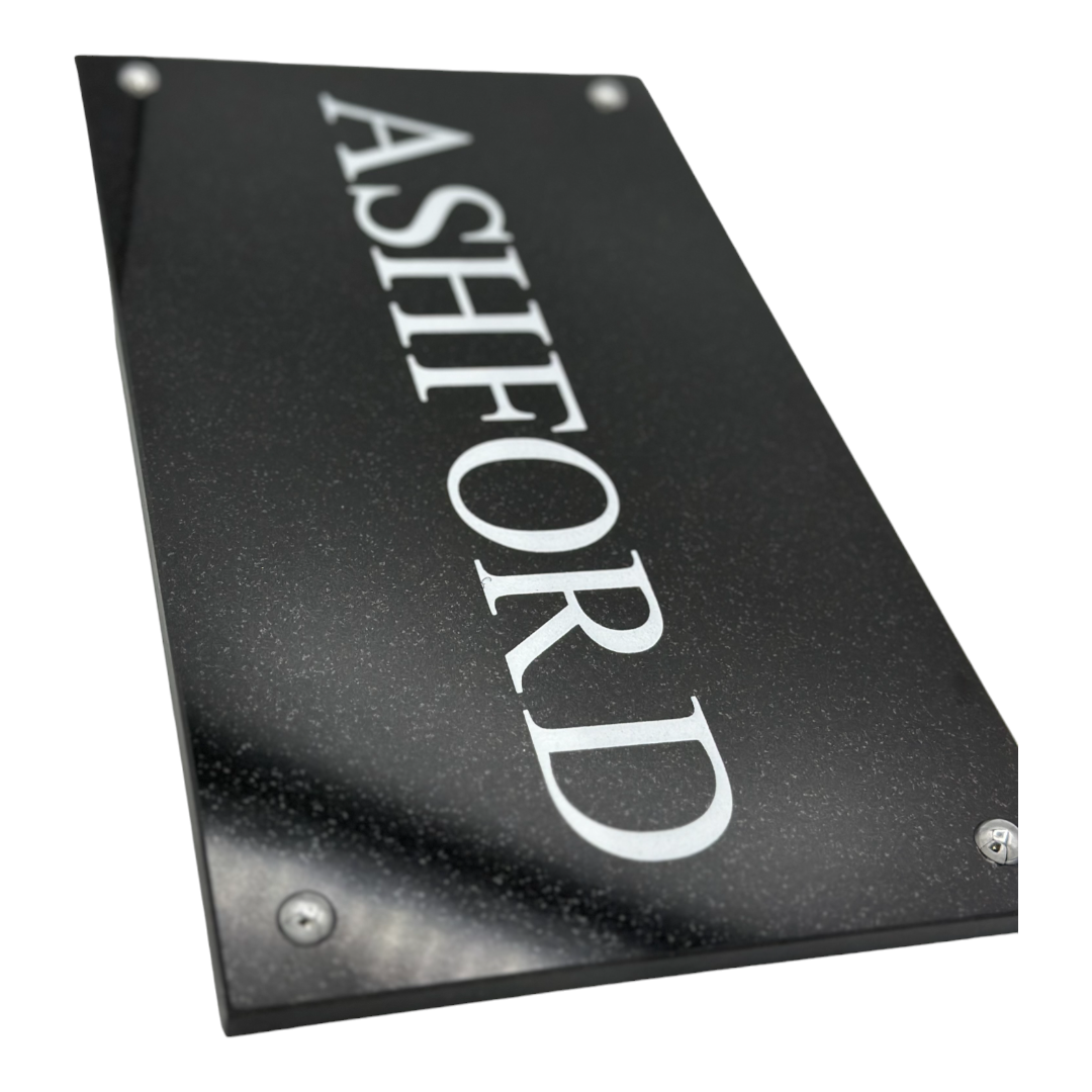 Granite House Sign in Black
