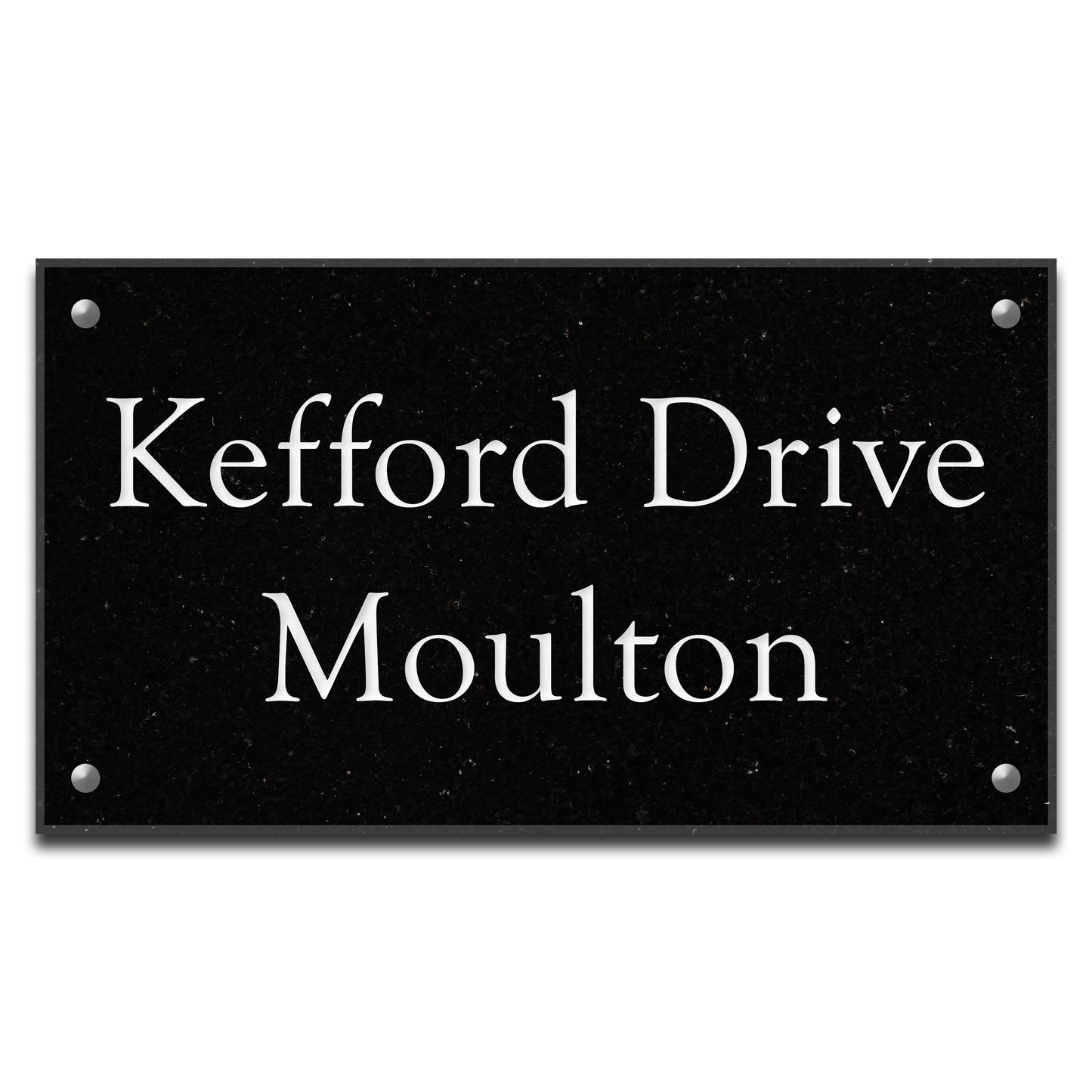 Granite House Sign in Black