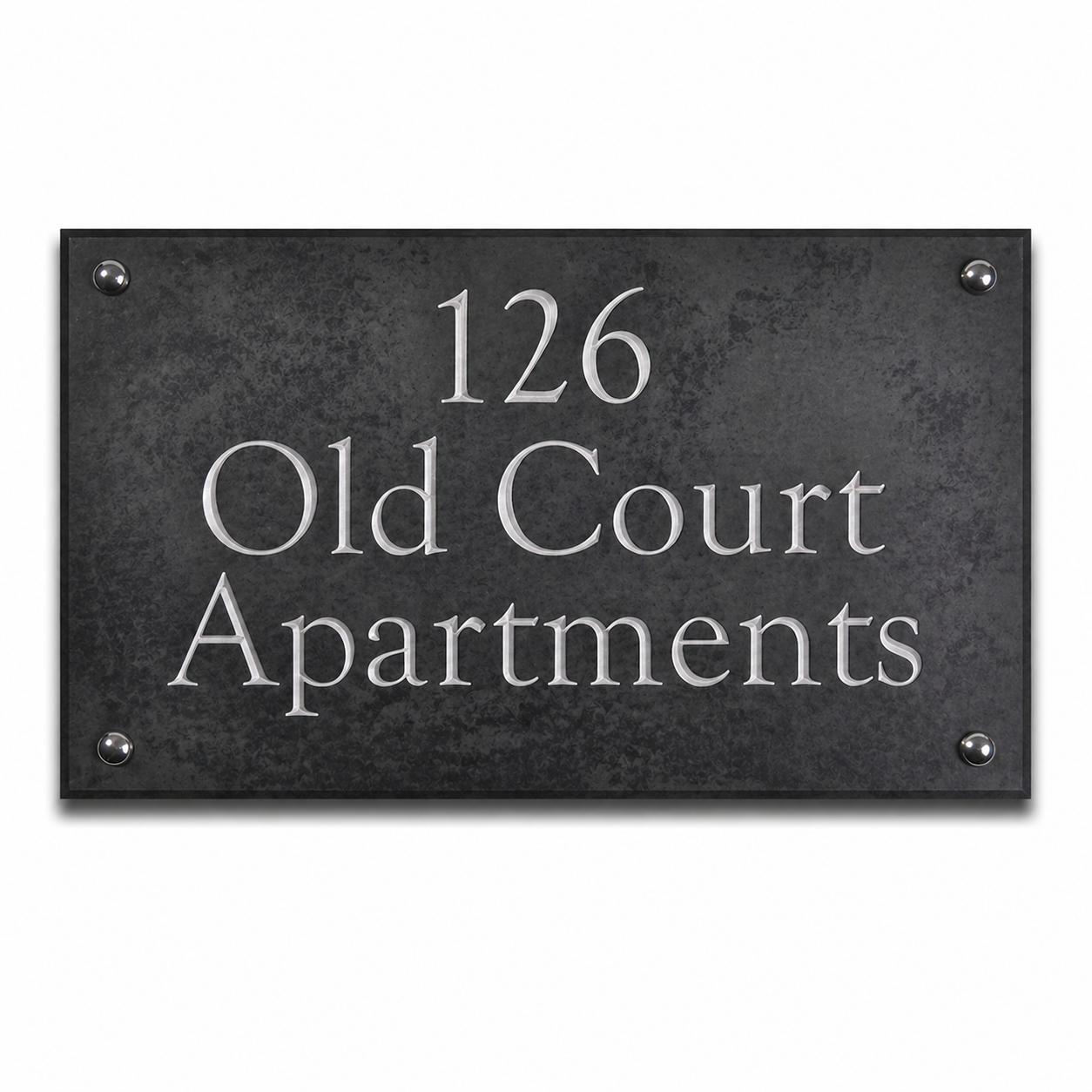 Smooth Slate House Sign