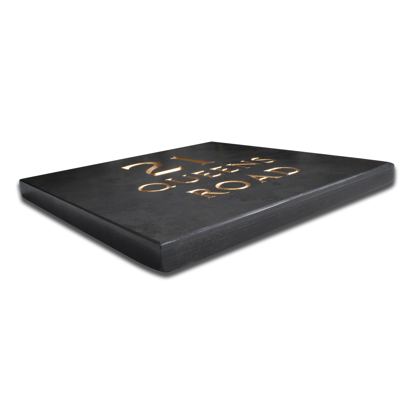 Premium Smooth Slate House Sign - 25 x 25cm