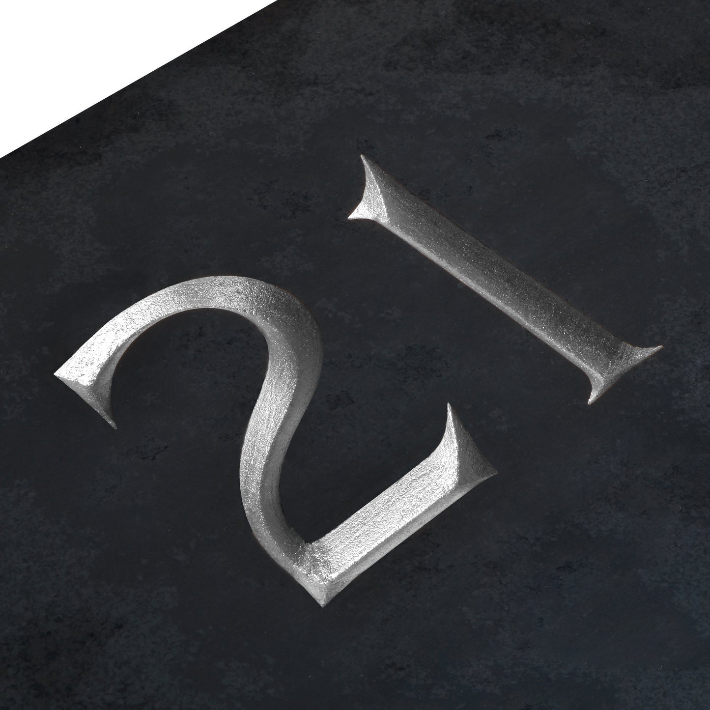 Premium Smooth Slate House Sign - 25 x 25cm