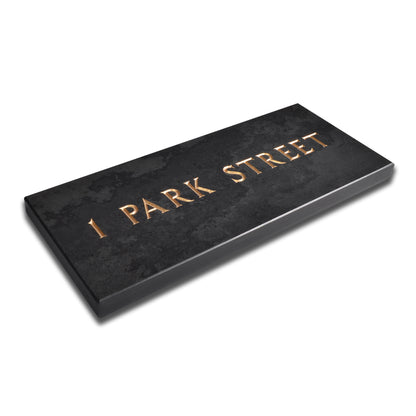 Premium Smooth Slate House Sign