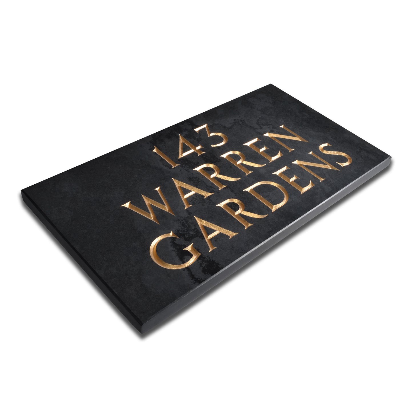 Premium Smooth Slate House Sign
