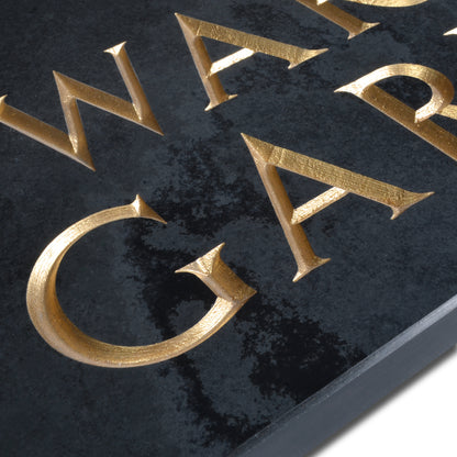 Premium Smooth Slate House Sign