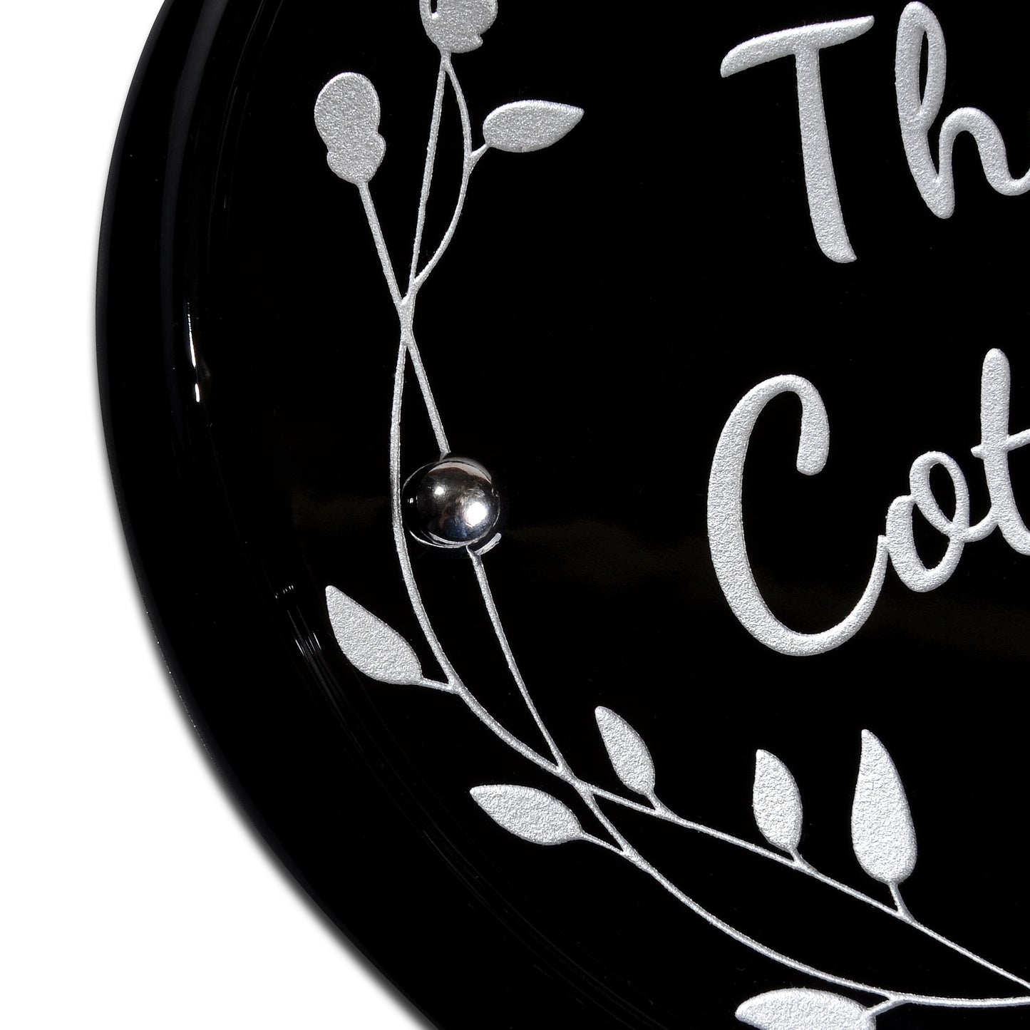 Round Ceramic House Sign 24cm