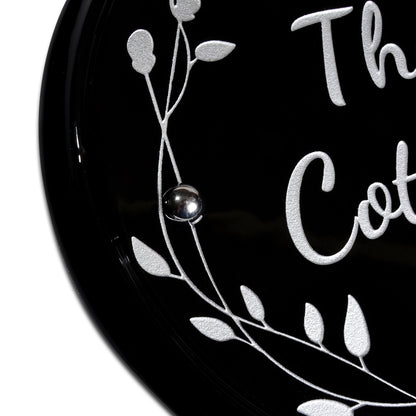 Round Ceramic House Sign 24cm