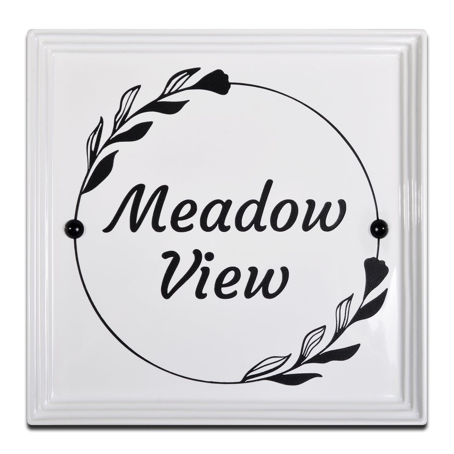 Ceramic Square House Sign 25cm