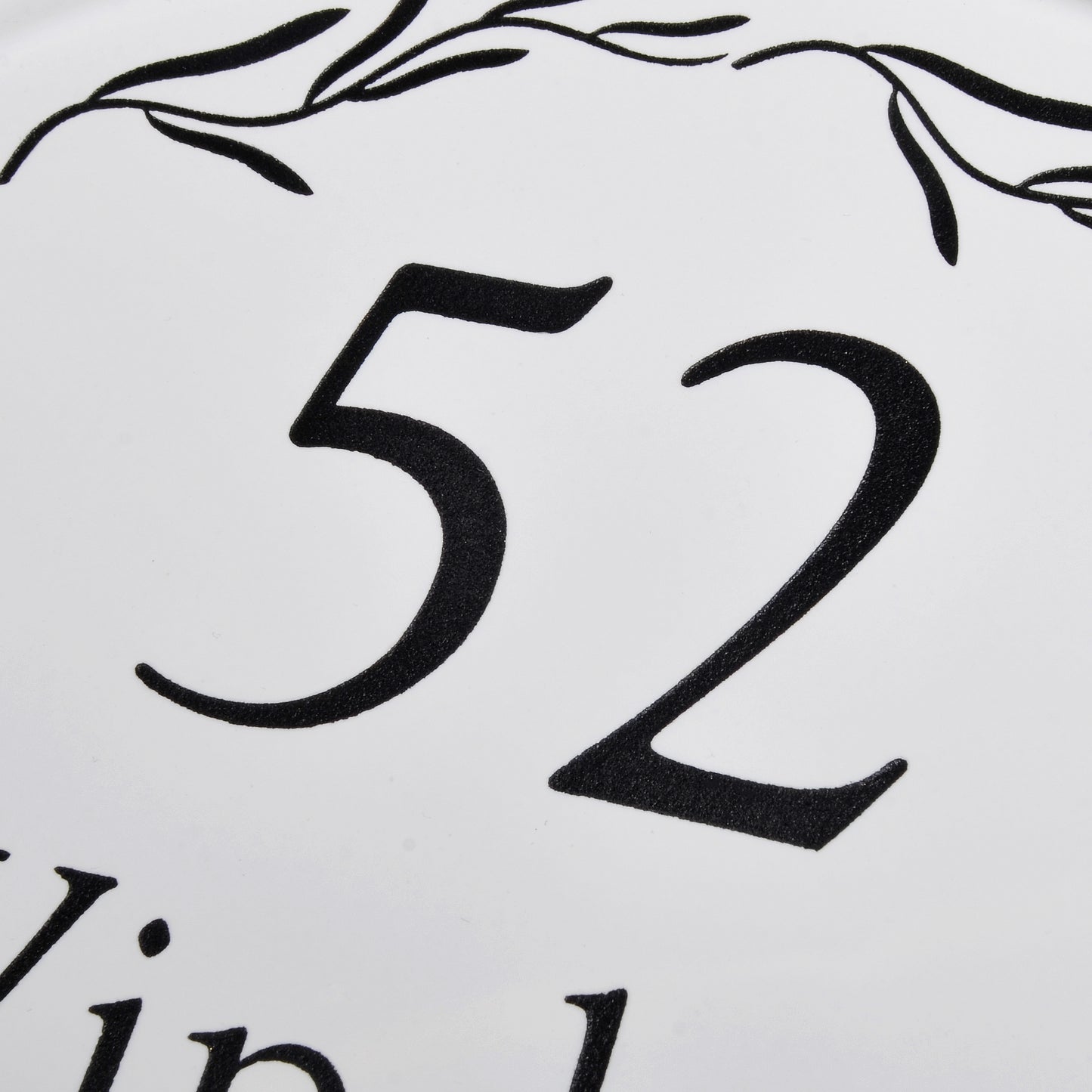 Round Ceramic House Sign 24cm