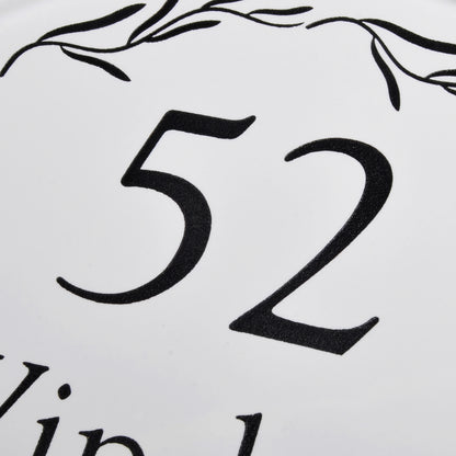 Round Ceramic House Sign 24cm