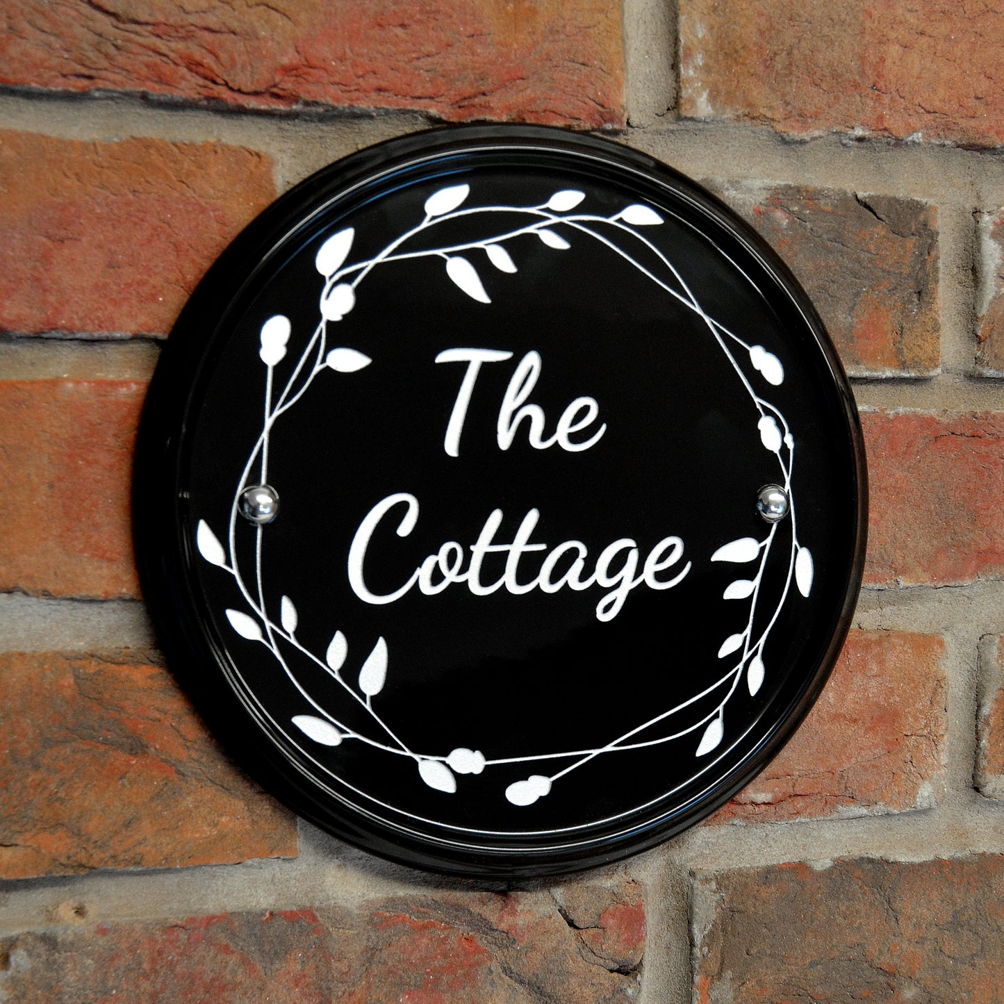 Round Ceramic House Sign 24cm