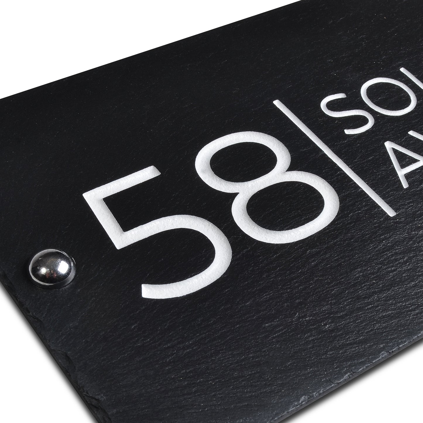 Riven Slate House Sign