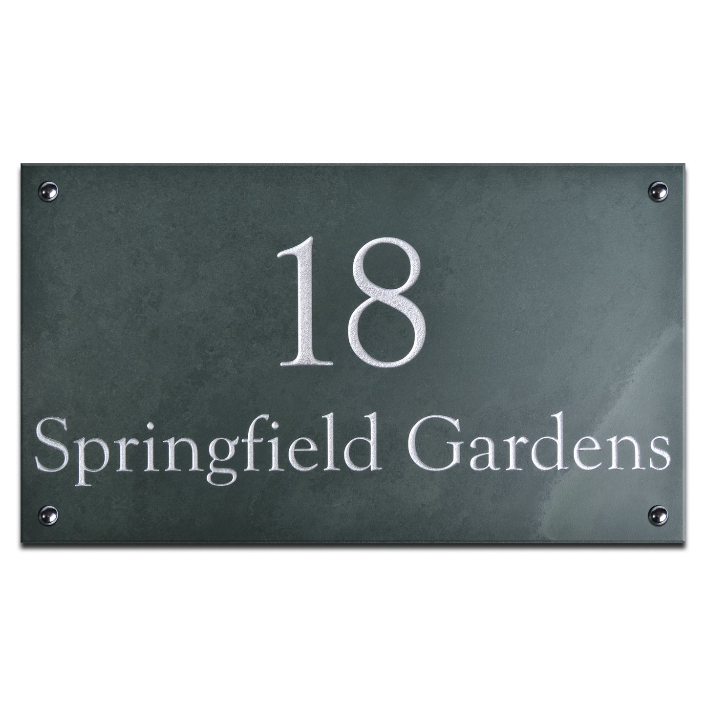 Smooth Slate House Sign