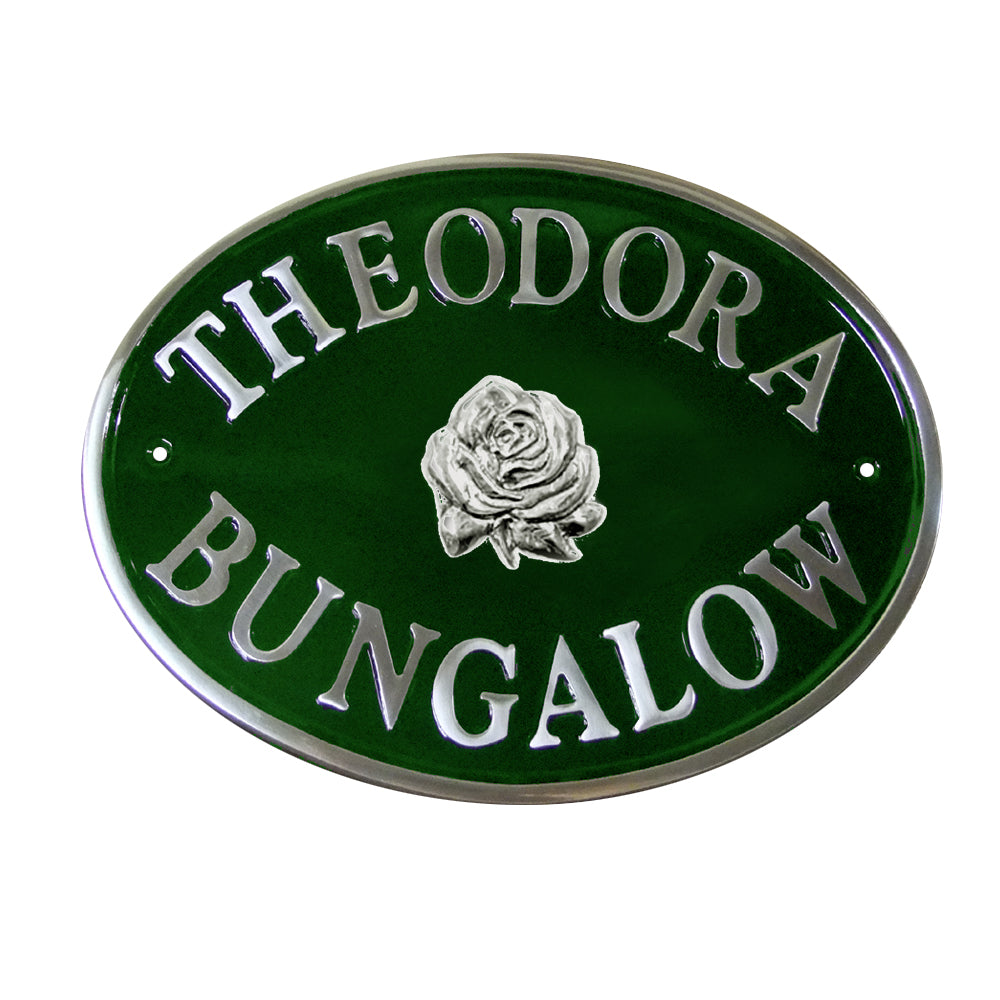 Oval House Sign