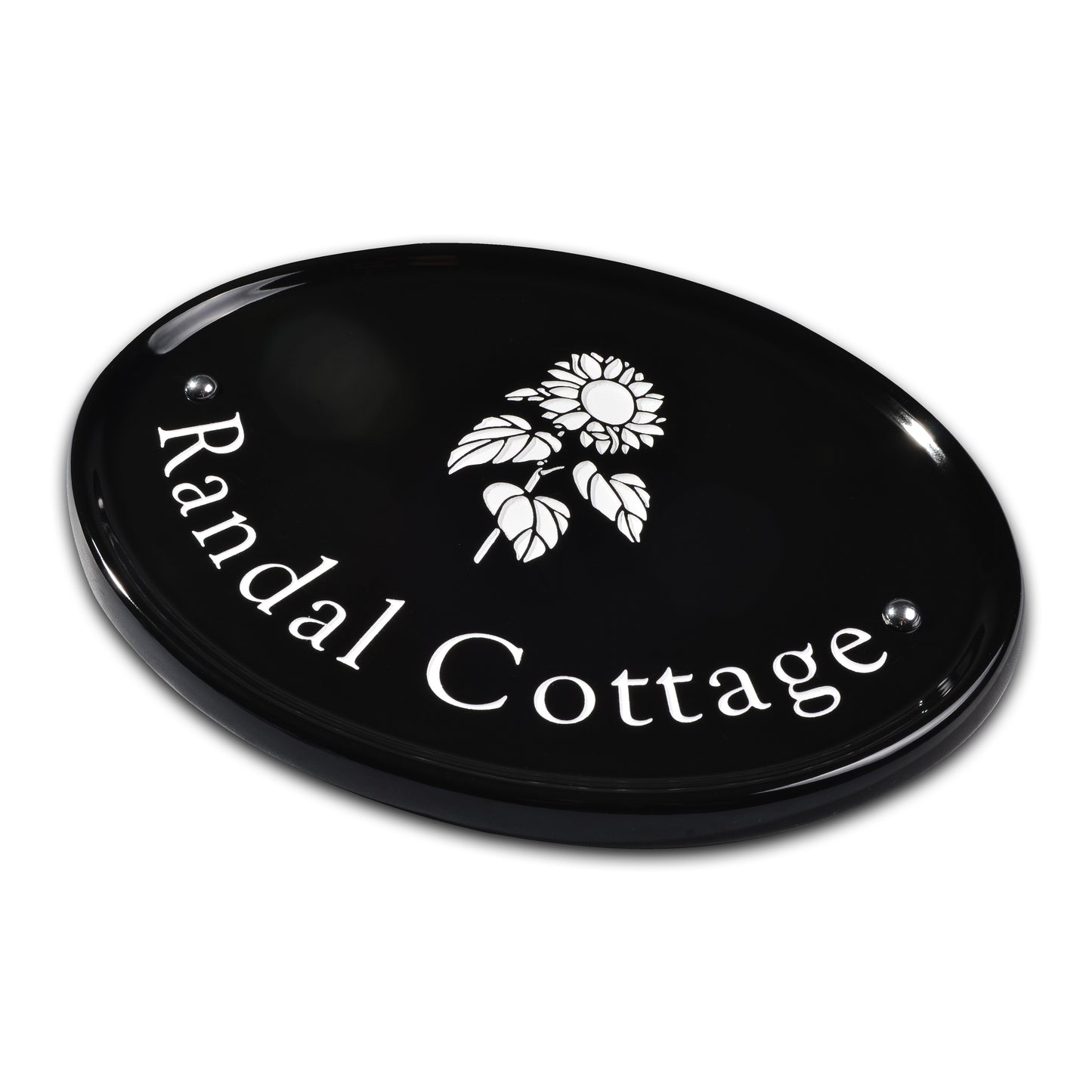 Oval Ceramic House Sign 31 x 24cm