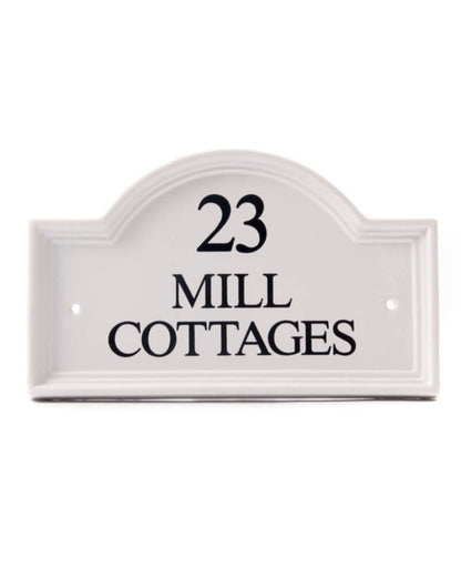 Ceramic Bridge House Sign 27.5 x 16.5cm