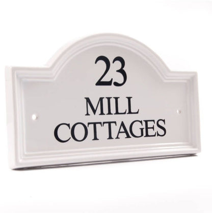 Ceramic Bridge House Sign 27.5 x 16.5cm