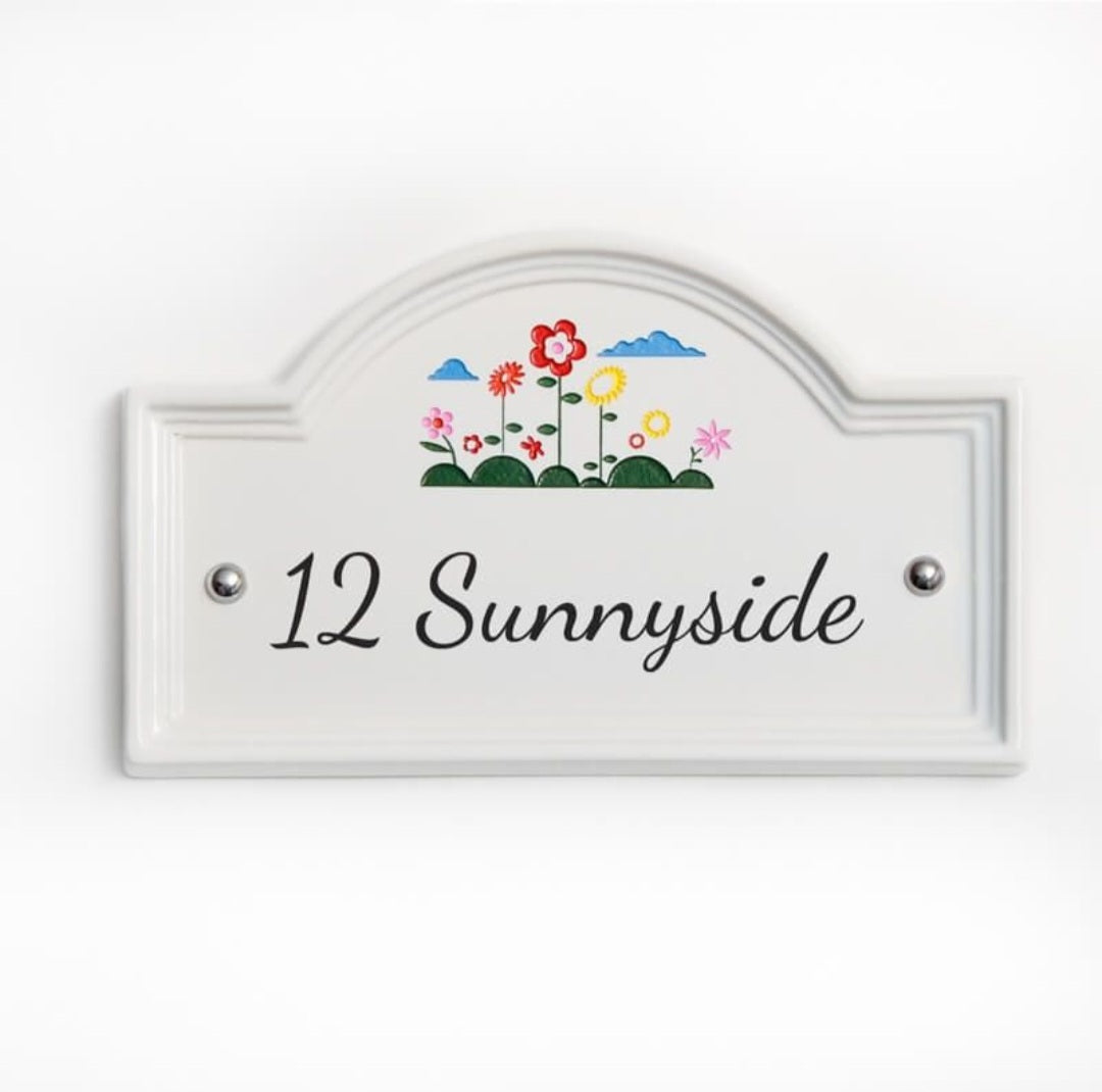 Ceramic Bridge House Sign 27.5 x 16.5cm