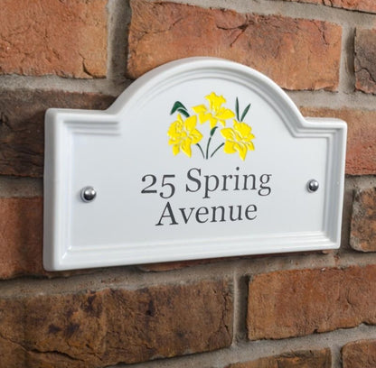 Ceramic Bridge House Sign 27.5 x 16.5cm