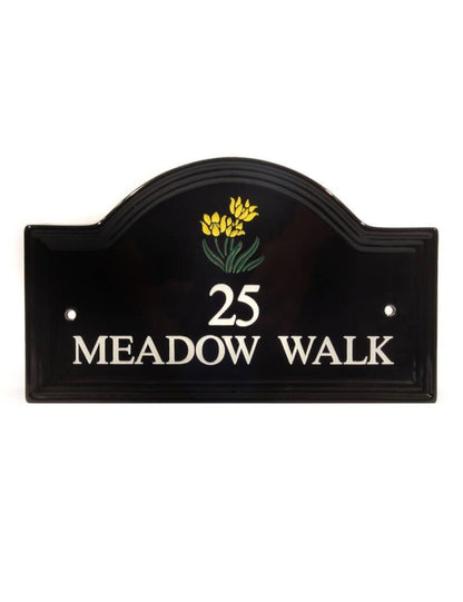 Ceramic Bridge House Sign 27.5 x 16.5cm