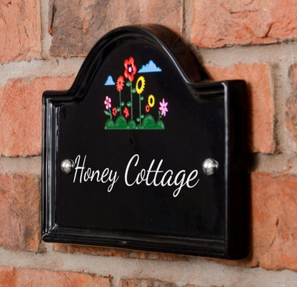 Ceramic Bridge House Sign 27.5 x 16.5cm