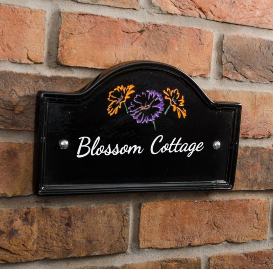Ceramic Bridge House Sign 27.5 x 16.5cm