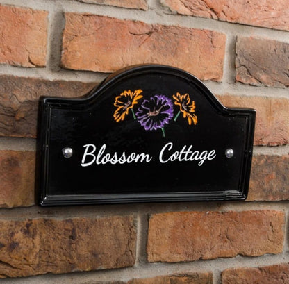 Ceramic Bridge House Sign 27.5 x 16.5cm