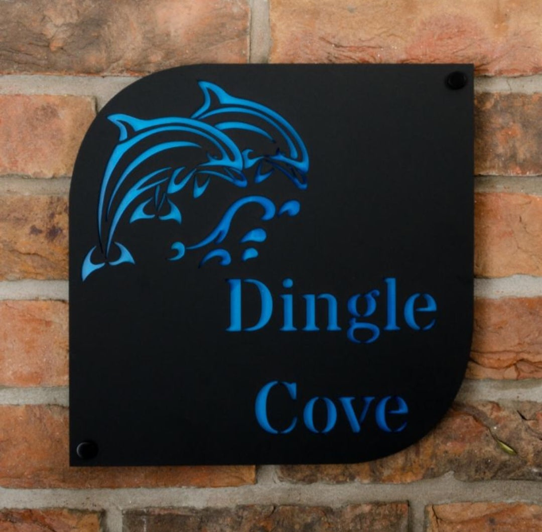 Motif Coastal Acrylic House Sign