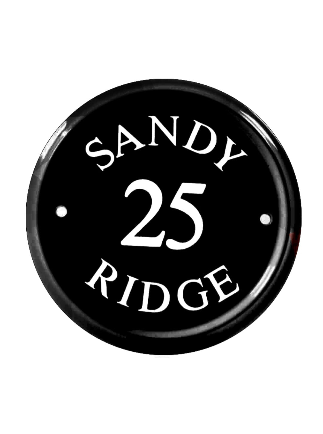 Round Ceramic House Sign 16cm
