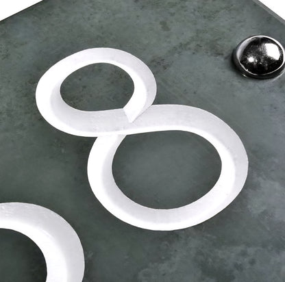 Slate House Number V-carved With White Infill Numbers from 1-99