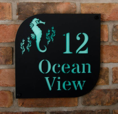 Motif Coastal Acrylic House Sign