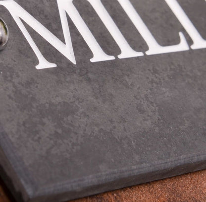 Smooth Slate House Sign