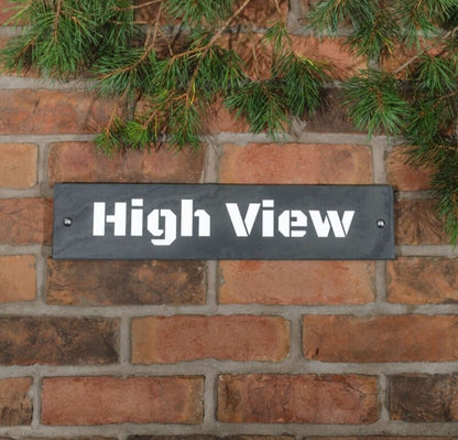 Smooth Slate House Sign
