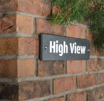 Smooth Slate House Sign
