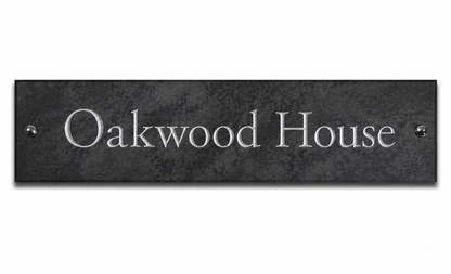Smooth Slate House Sign