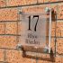 Acrylic House Sign 20x20cm