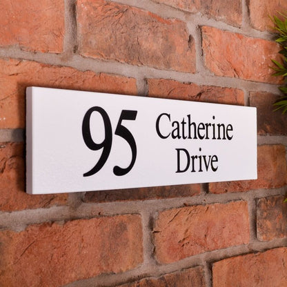 Granite House Sign Sandblasted and Painted Background