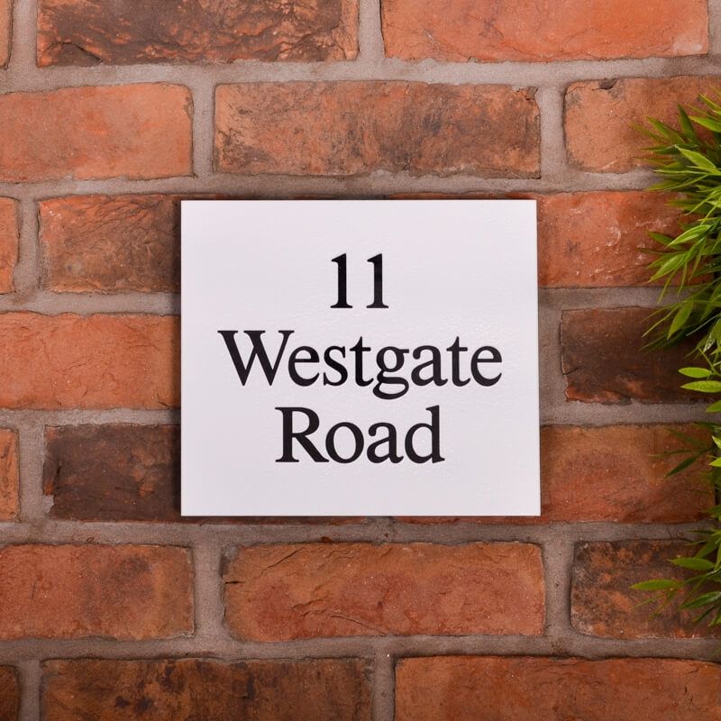 Granite House Sign Sandblasted and Painted Background