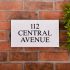 Granite House Sign Sandblasted and Painted Background