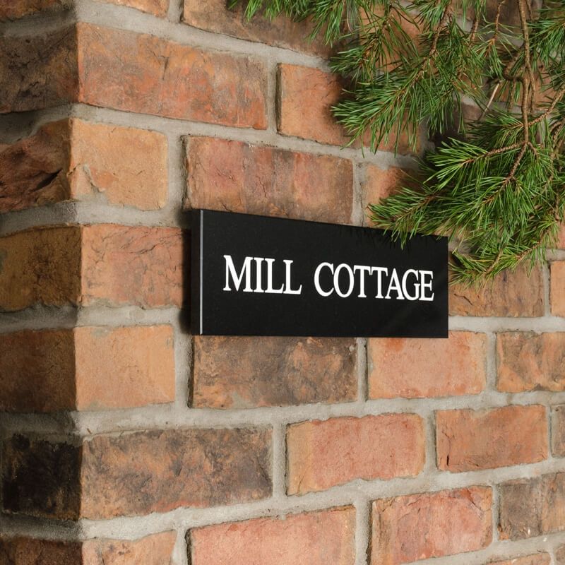 Granite House Sign in Black