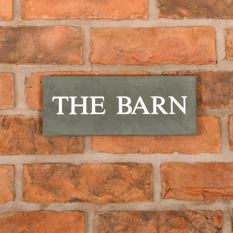 Smooth Slate House Sign